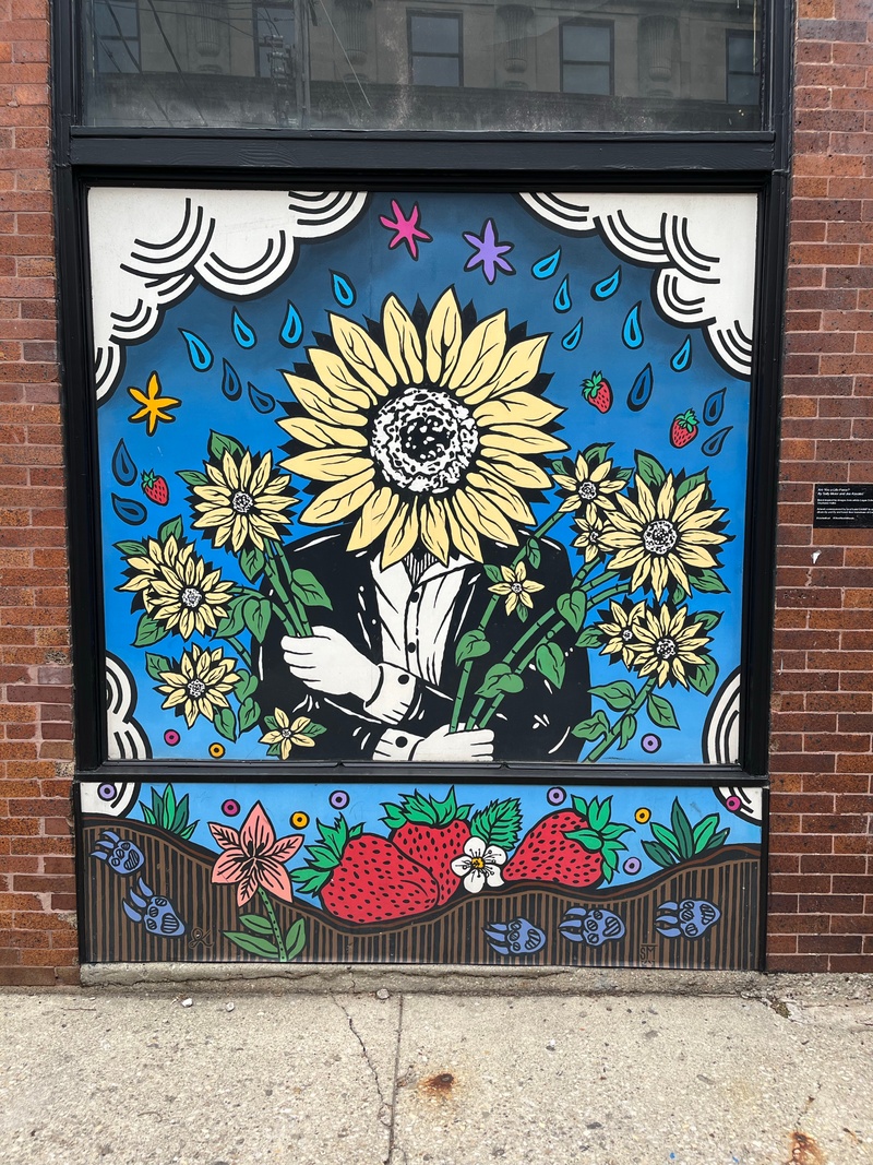 mural in Columbus by artist unknown.