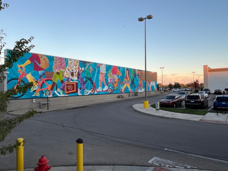 mural in Cincinnati by artist unknown.