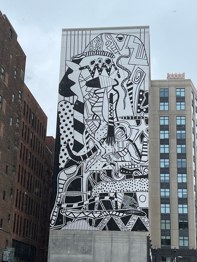 mural in Detroit by artist Kelly Golden.