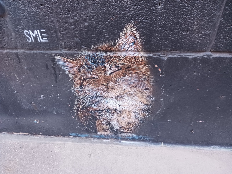 mural in Denver by artist Smile.