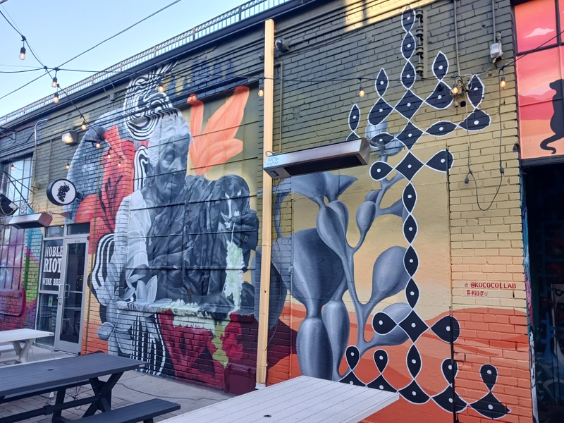 mural in Denver by artist A-Kill.