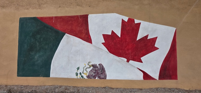 mural in San Lino by artist unknown.