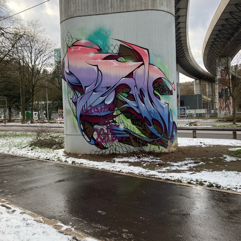 mural in Stuttgart by artist unknown.