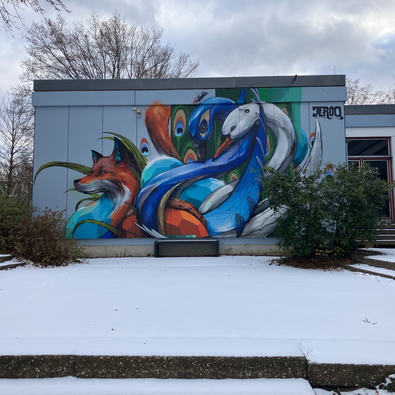 mural in Stuttgart by artist unknown.