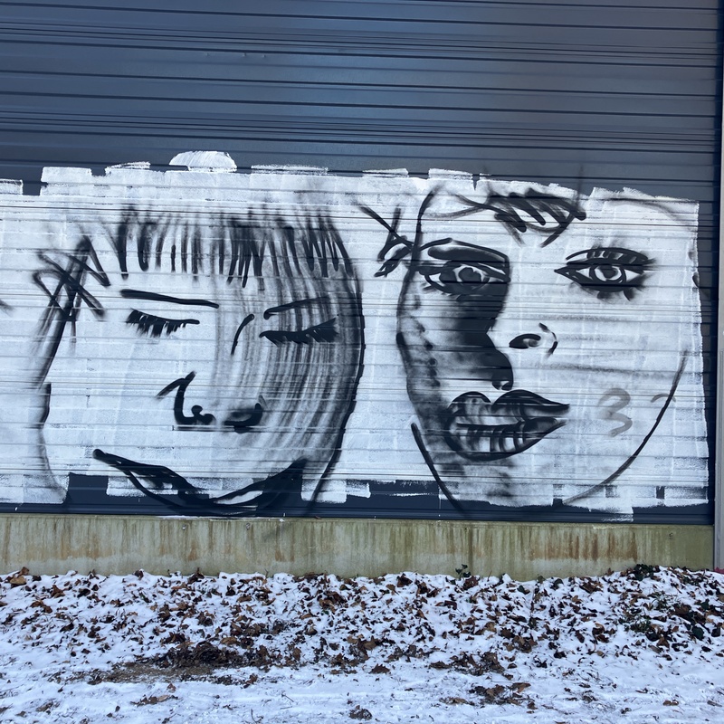 mural in Stuttgart by artist unknown.