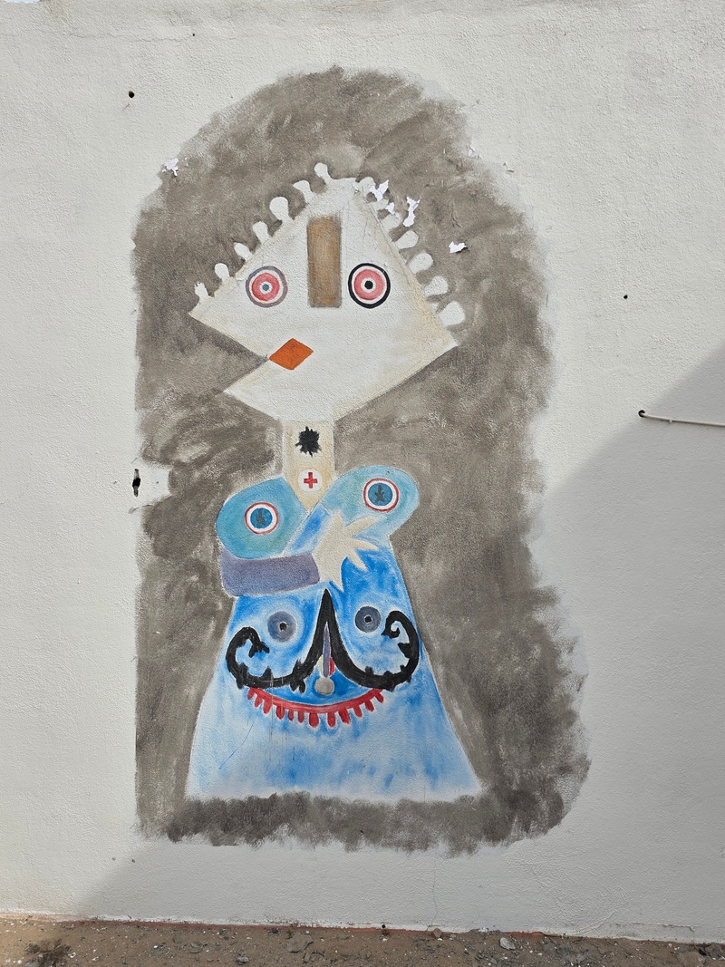 mural in Villa Alberto Andrés Alvarado  by artist unknown.