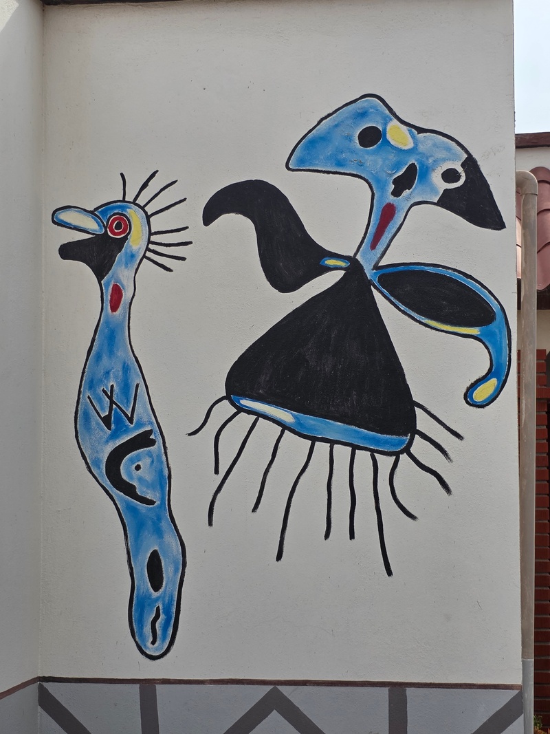 mural in Villa Alberto Andrés Alvarado  by artist unknown.