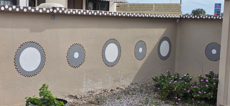 mural in Villa Alberto Andrés Alvarado  by artist unknown.