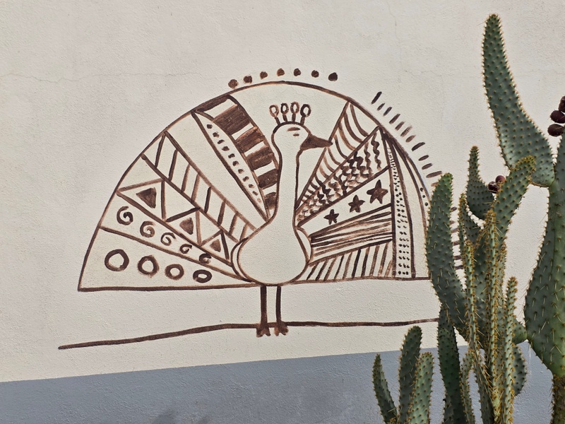 mural in Villa Alberto Andrés Alvarado  by artist unknown.