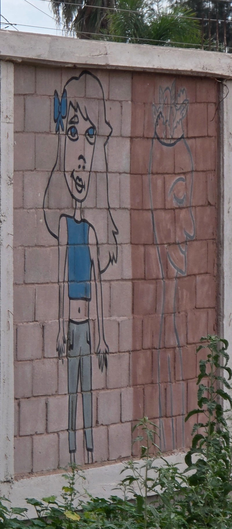 mural in Villa Alberto Andrés Alvarado  by artist unknown.