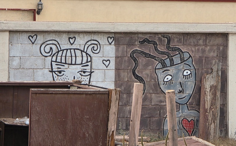 mural in Villa Alberto Andrés Alvarado  by artist unknown.