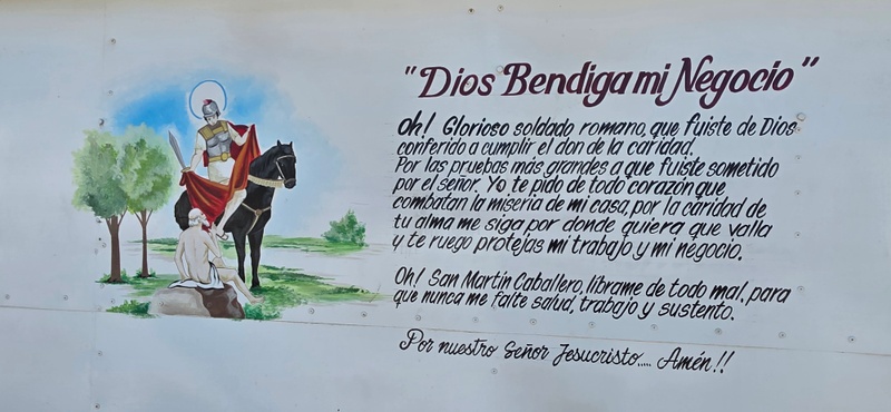 mural in Guerrero Negro by artist unknown.