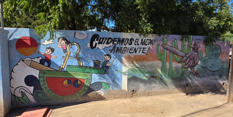 mural in Santa Rosalía by artist unknown.