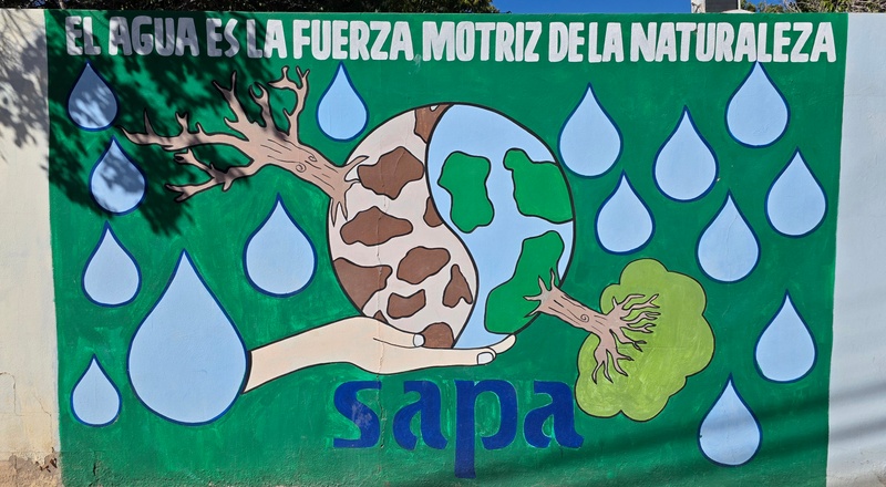 mural in Santa Rosalía by artist unknown.