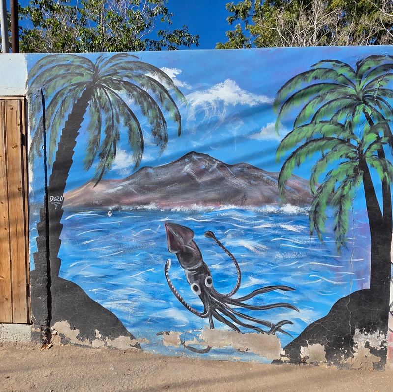 mural in Santa Rosalía by artist unknown.