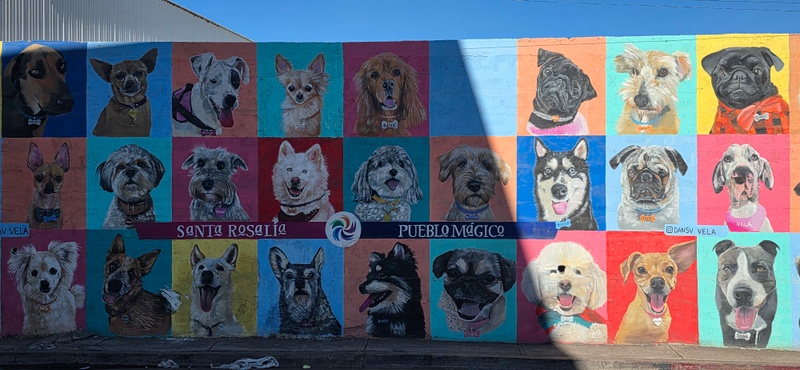 mural in Santa Rosalía by artist unknown.