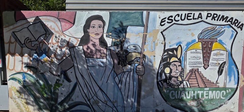 mural in Santa Rosalía by artist unknown.