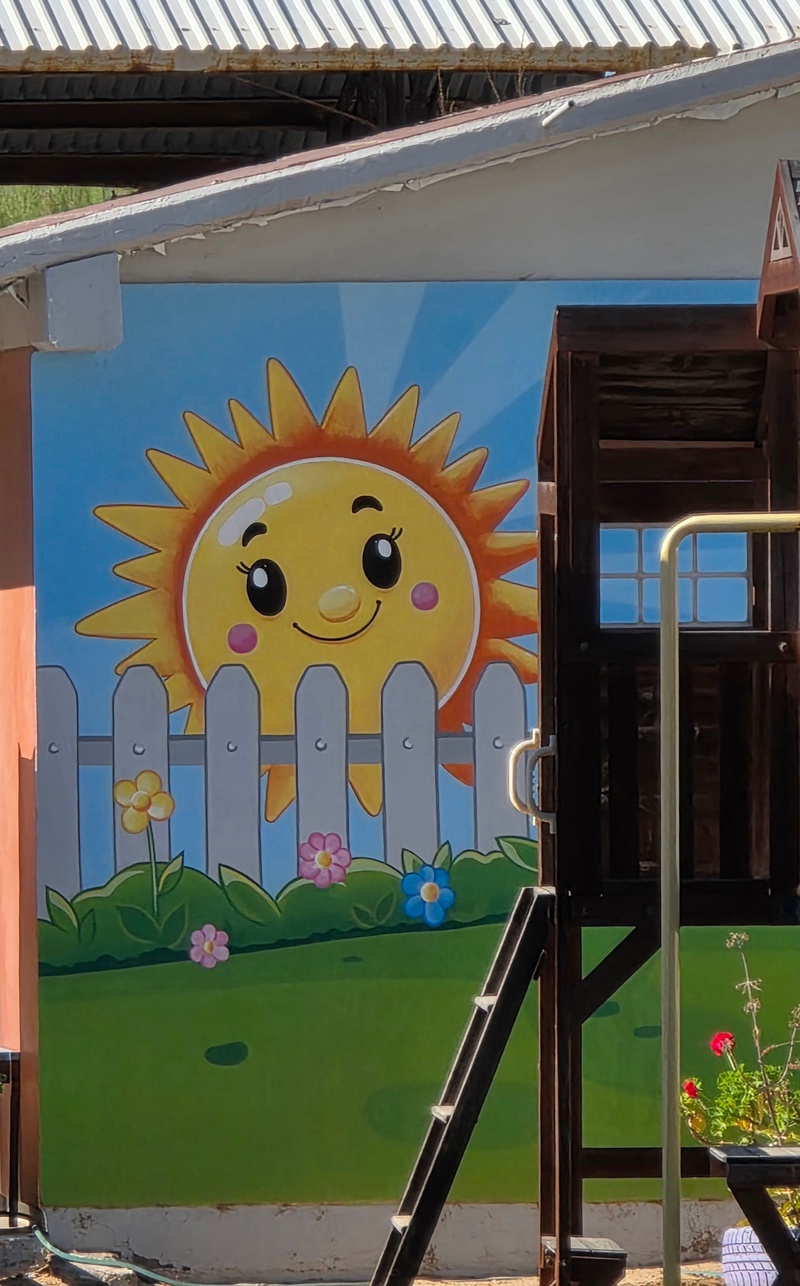 mural in Guerrero Negro by artist unknown.