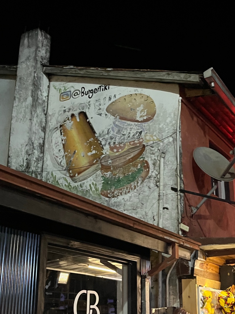 mural in Pucon by artist unknown.