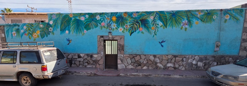 mural in Heroica Mulegé by artist unknown.