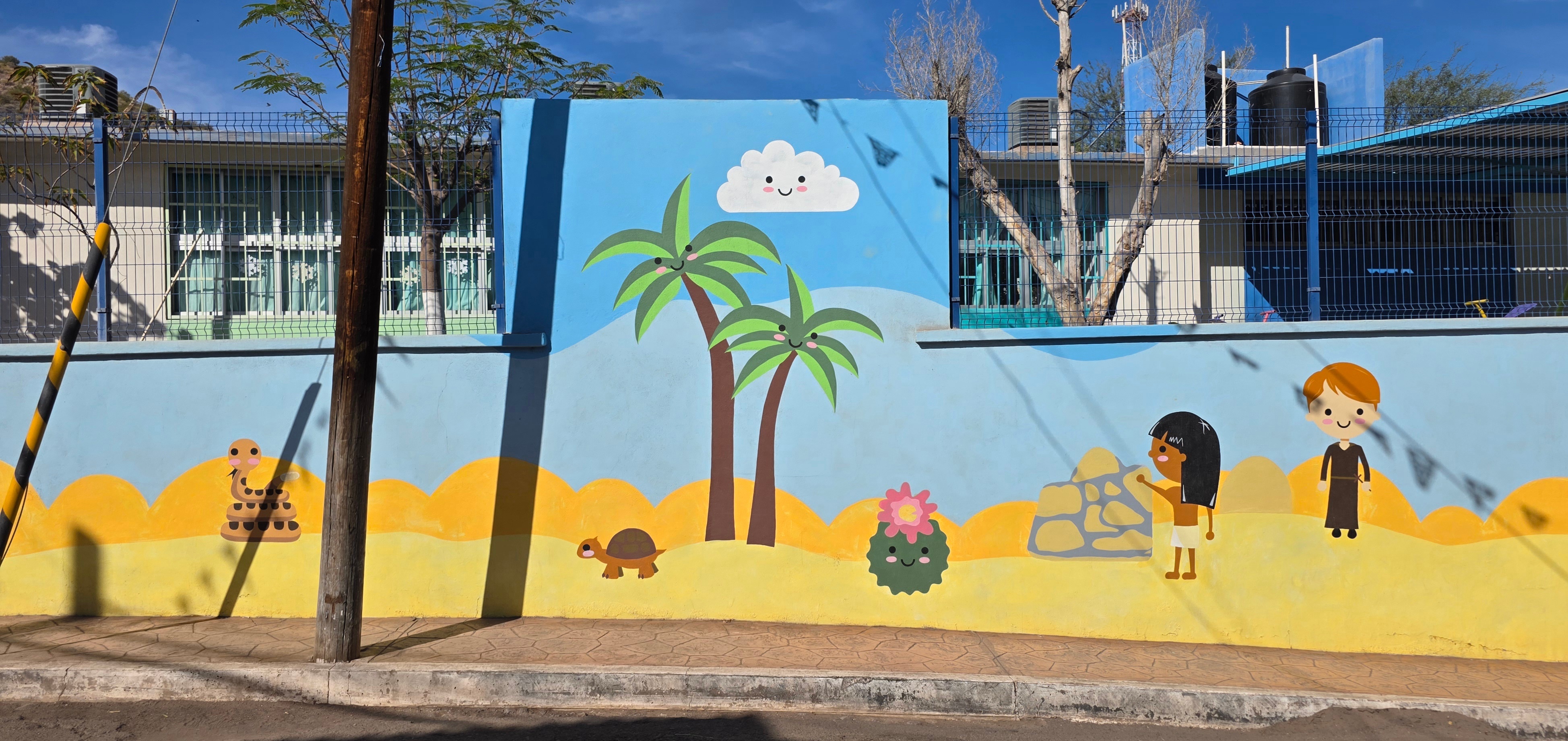 mural in Heroica Mulegé by artist unknown.