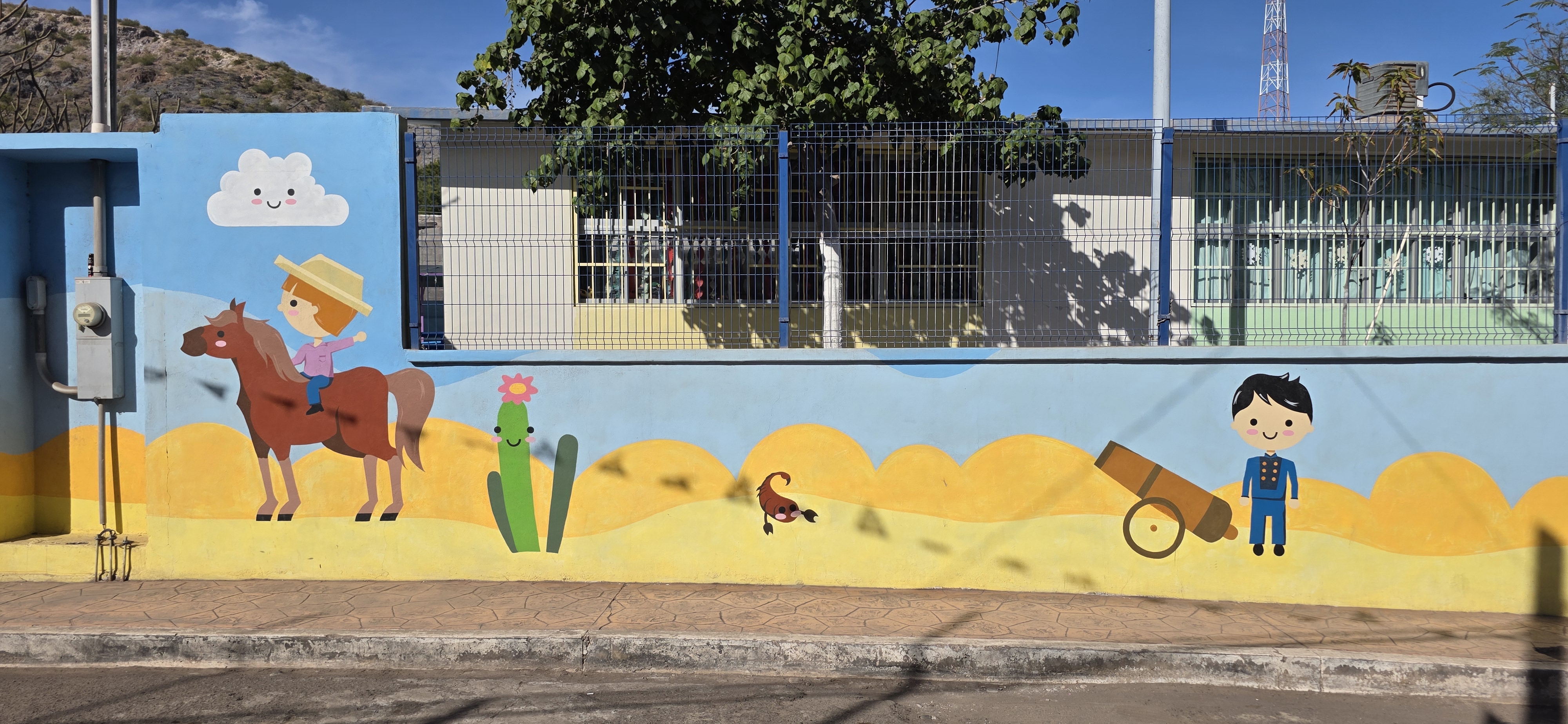 mural in Heroica Mulegé by artist unknown.