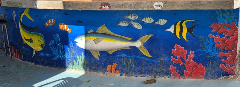 mural in Heroica Mulegé by artist unknown.