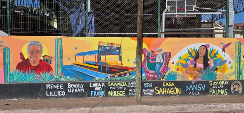 mural in Ejido del Centro by artist unknown.