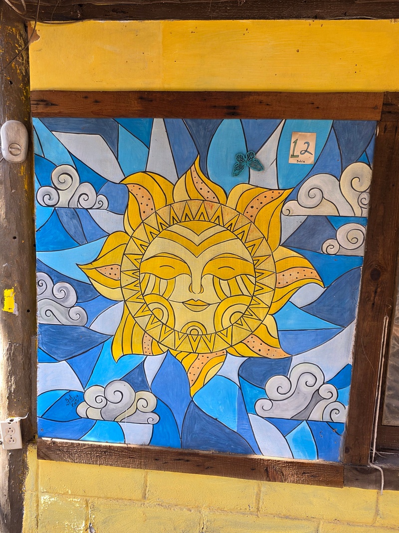 mural in Ejido San Lucas by artist unknown.