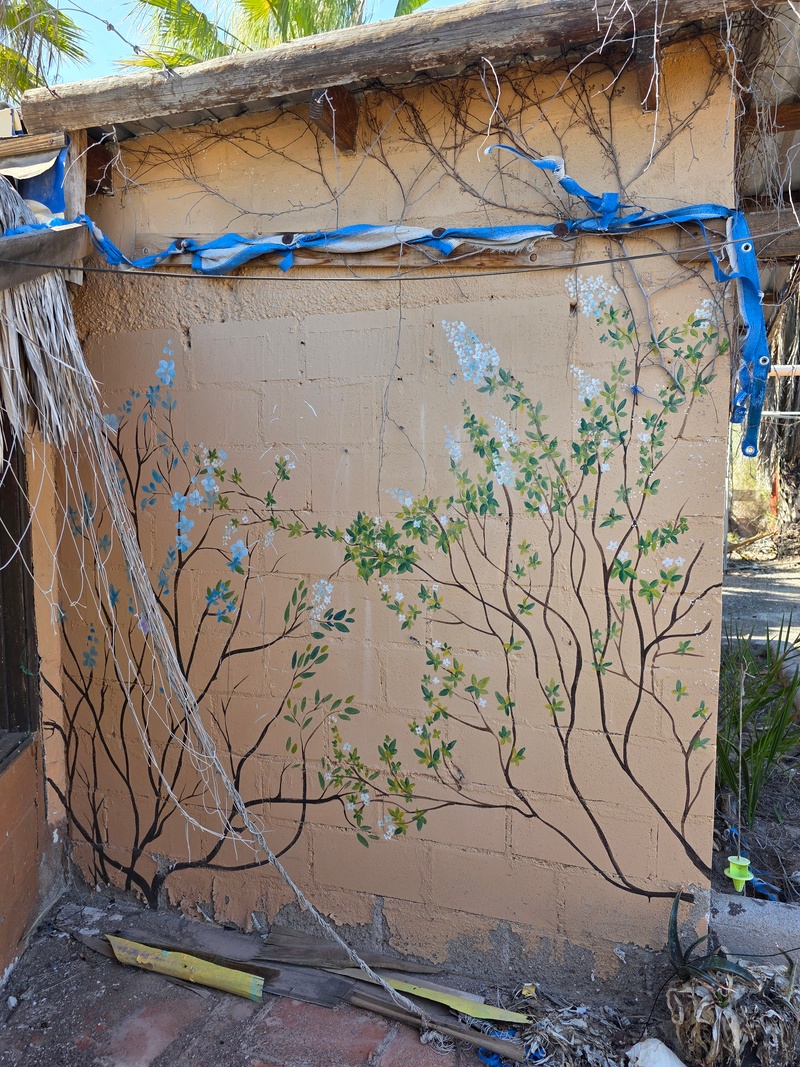 mural in Ejido San Lucas by artist unknown.