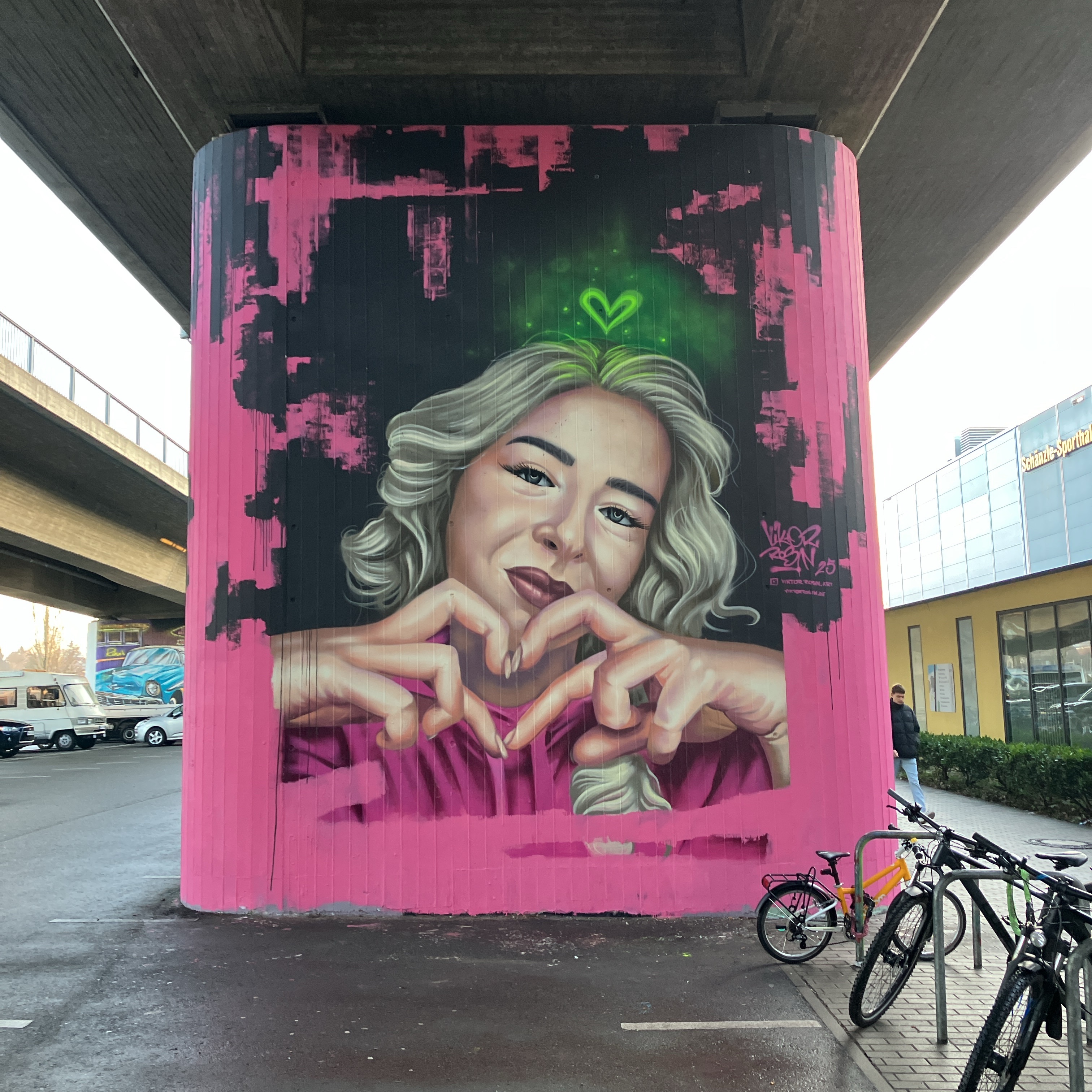 mural in Konstanz by artist Viktor Rosin.