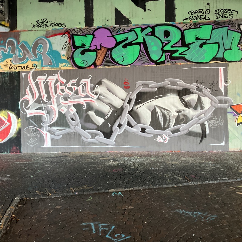 mural in Konstanz by artist unknown.