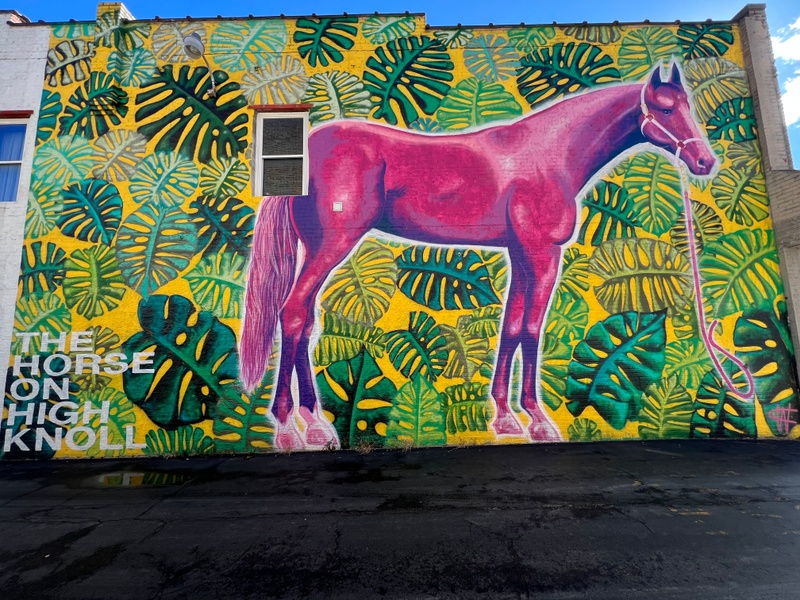 mural in Lexington by artist unknown.