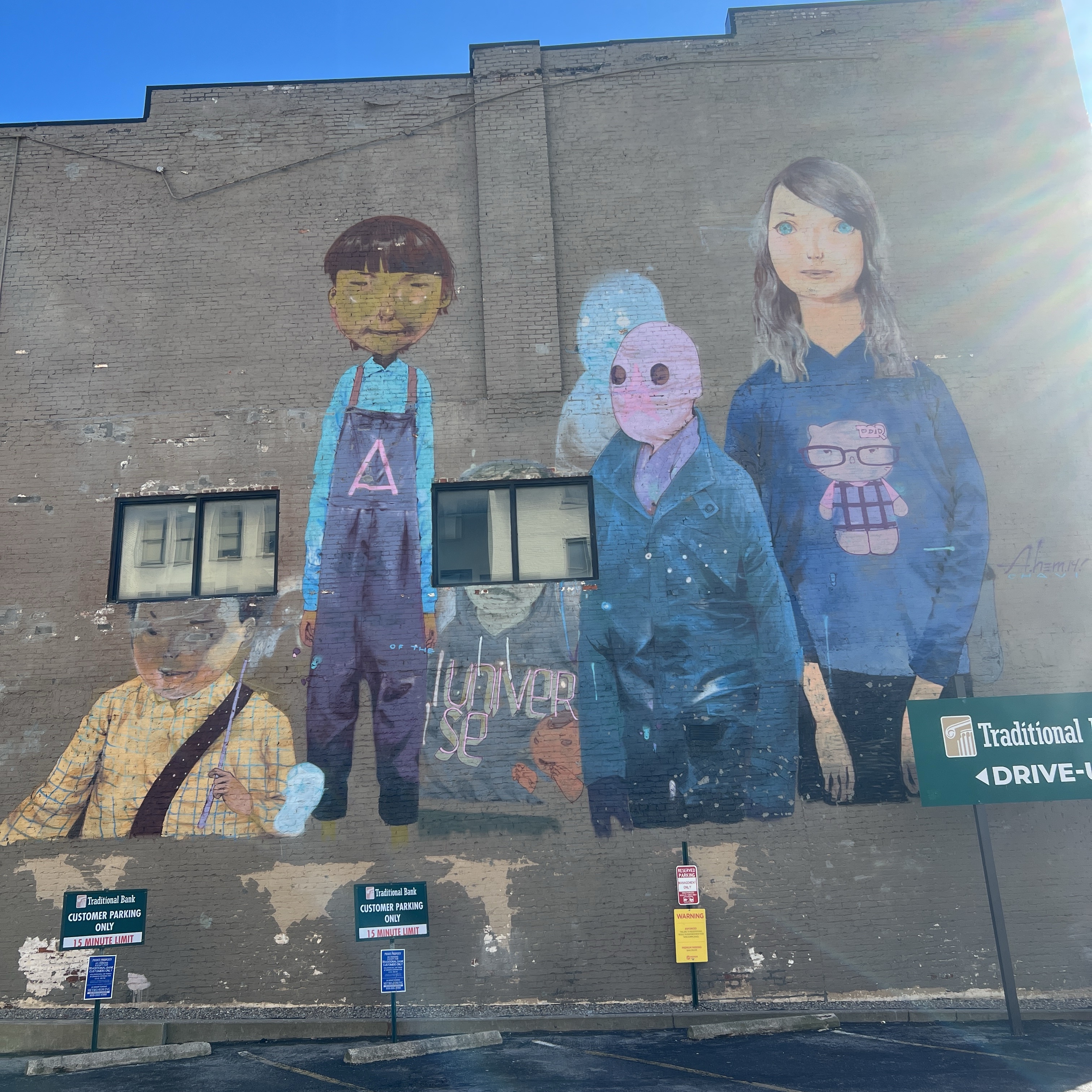 mural in Lexington by artist Andrew Hem.