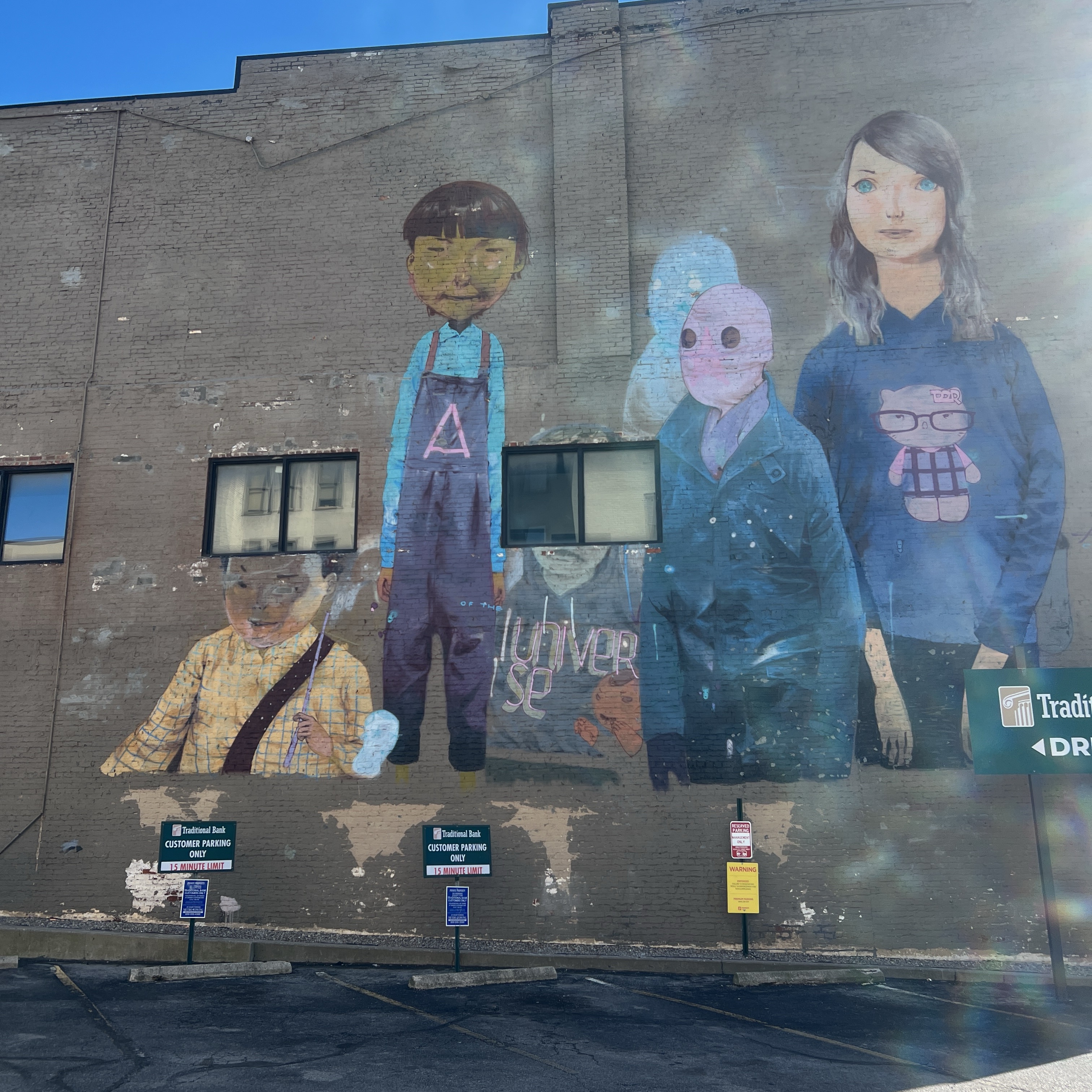 mural in Lexington by artist Andrew Hem.