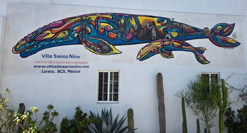 mural in Loreto by artist unknown.