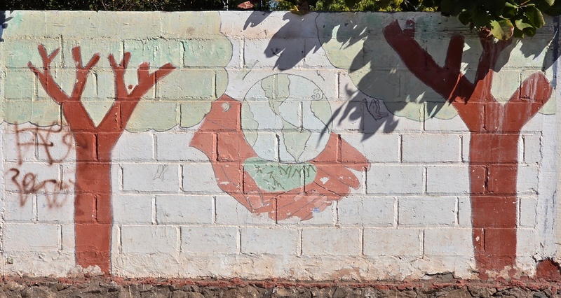 mural in Loreto by artist unknown.