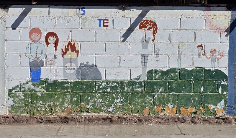 mural in Loreto by artist unknown.