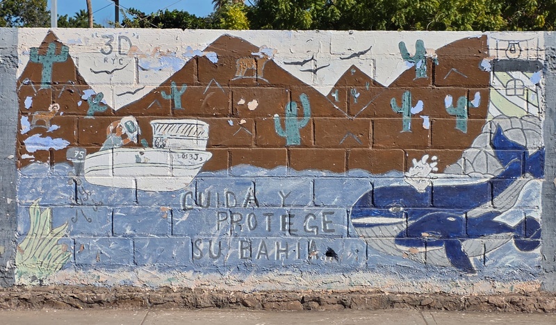 mural in Loreto by artist unknown.