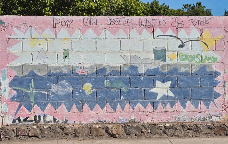 mural in Loreto by artist unknown.