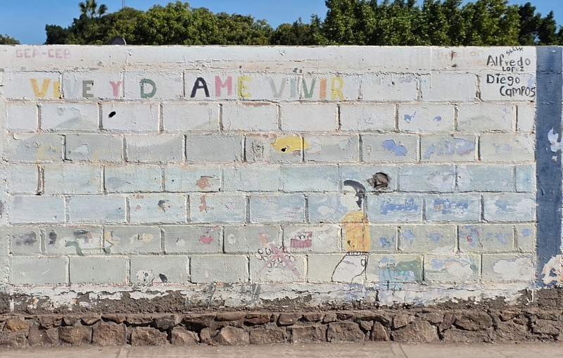 mural in Loreto by artist unknown.
