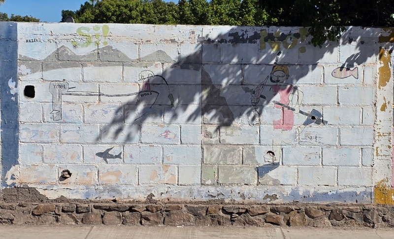 mural in Loreto by artist unknown.