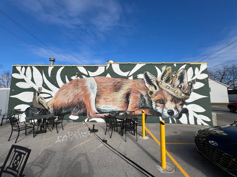 mural in Lexington by artist Alexandrea Pangburn.