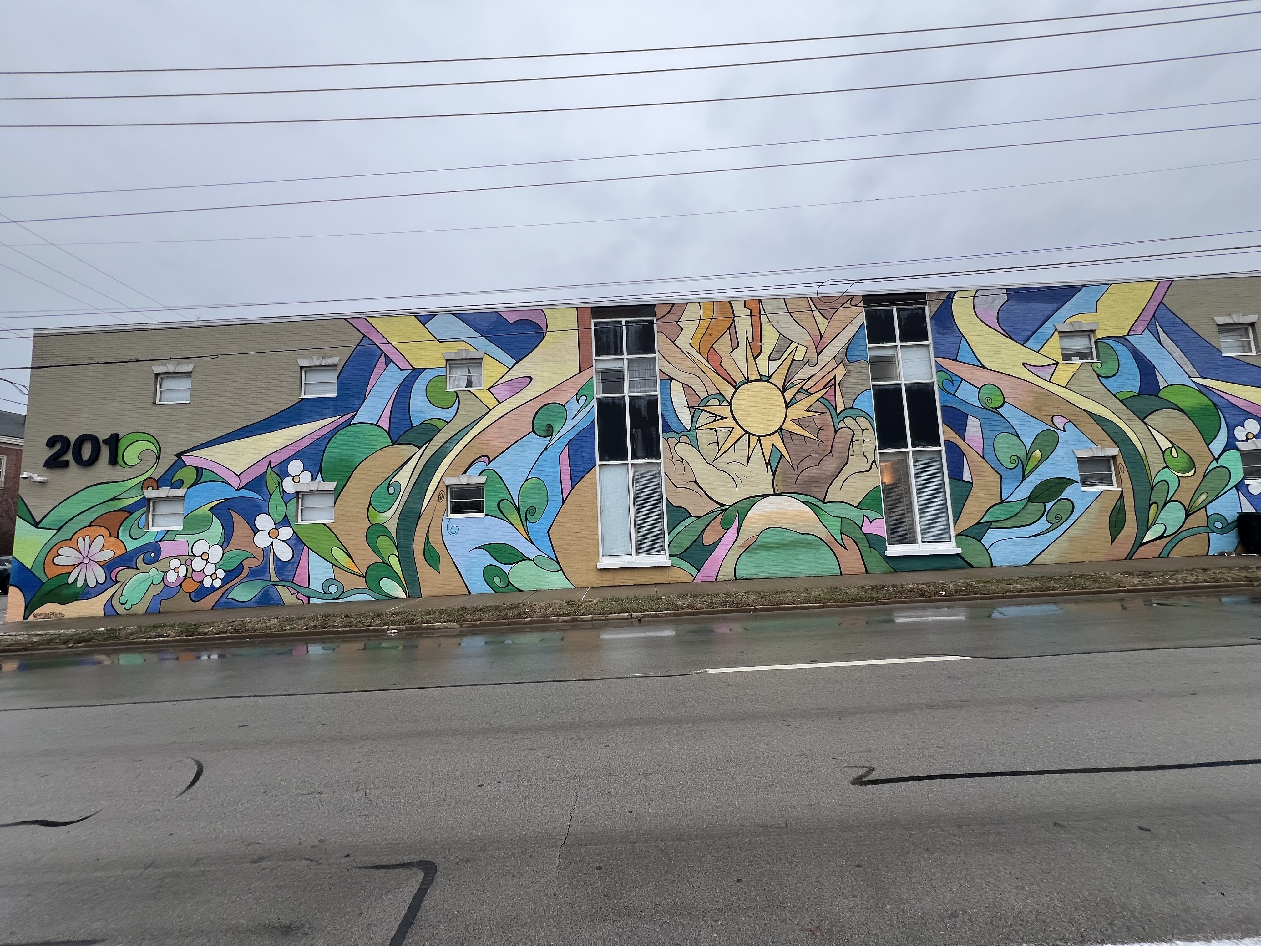 mural in Lexington by artist Casey Mckinney.