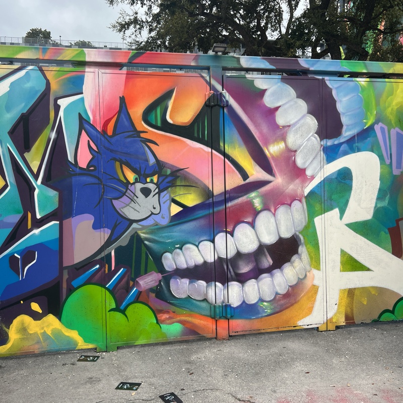 mural in Miami by artist unknown.