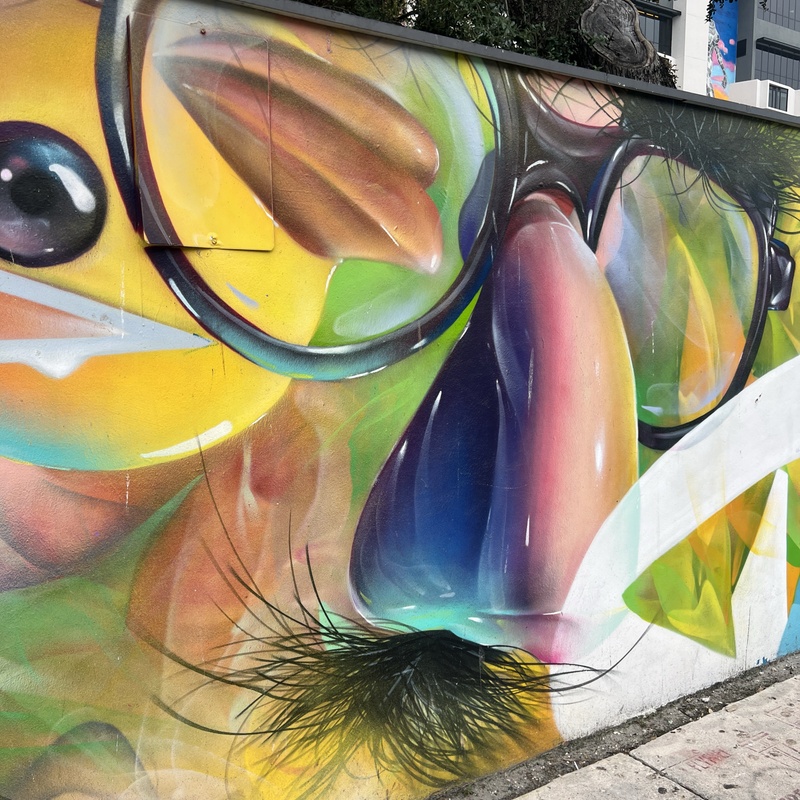 mural in Miami by artist unknown.