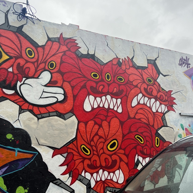 mural in Miami by artist unknown.