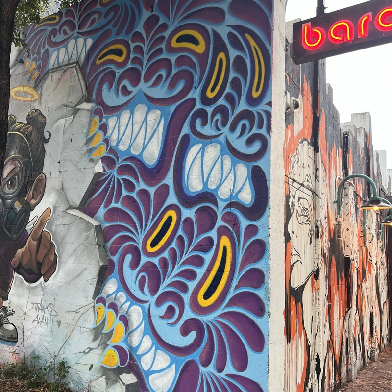 mural in Miami by artist unknown.