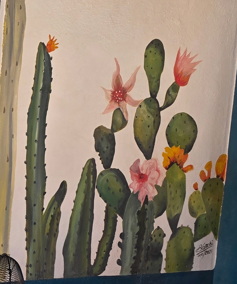 mural in Los Barriles by artist unknown.