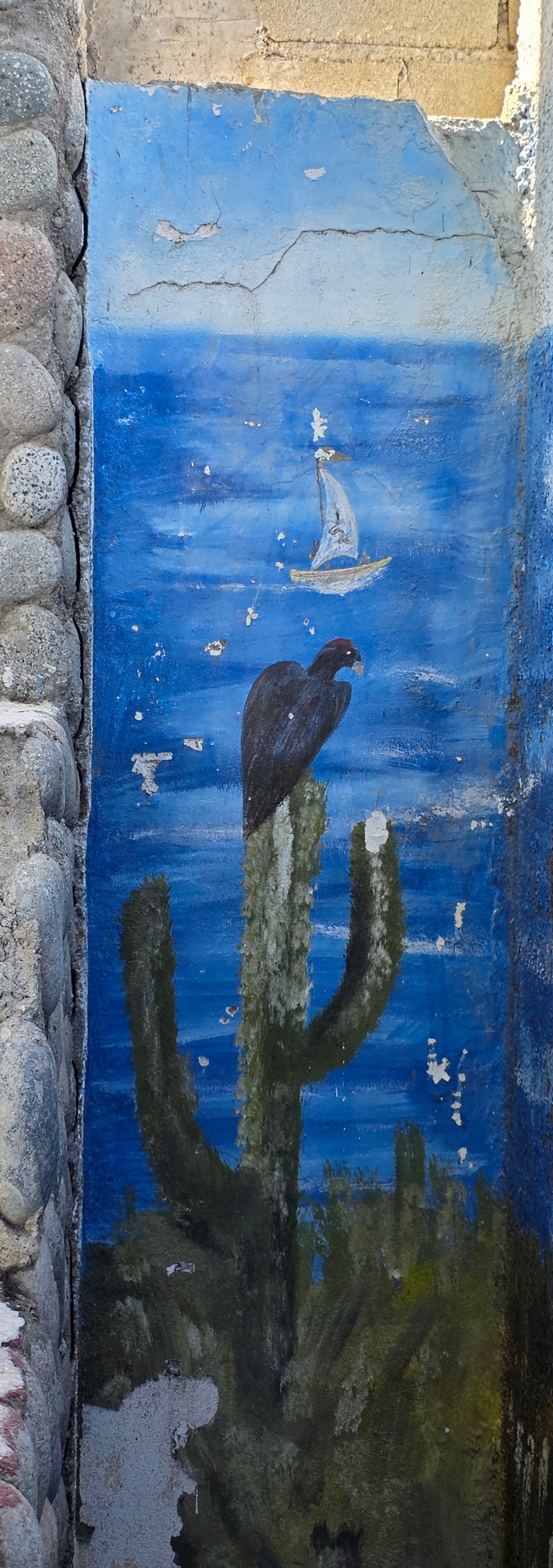 mural in Los Barriles by artist unknown.